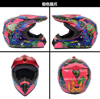 Full Face Motocross Helmet - Off-Road Downhill AM DH Cross Capacete - Free Shipping + 3 Free Gifts