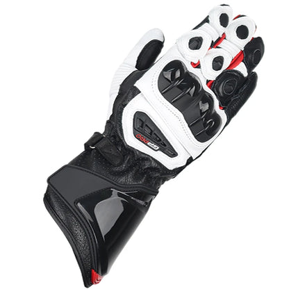 Two-X GP Pro Men's Motorcycle Racing Gloves - Long Leather Sports Protection with Touch Screen
