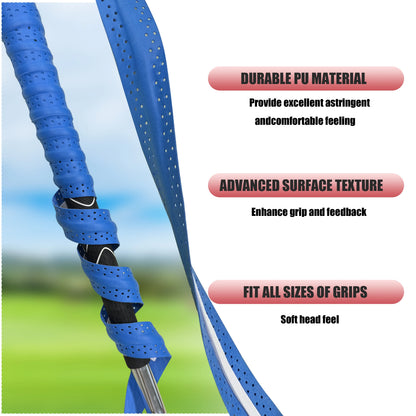 Premium Golf Grip Tape - Non-Slip PU Club Grip Wrap with Sweat-Proof Technology - Universal Fit for Drivers, Irons & Putters