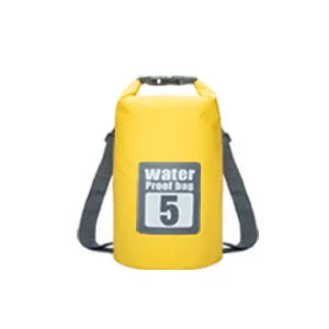 Waterproof Dry Bag Set - 5L/10L/15L/20L/30L PVC Storage Sacks for Kayaking, Canoeing, Rafting & Swimming Adventures
