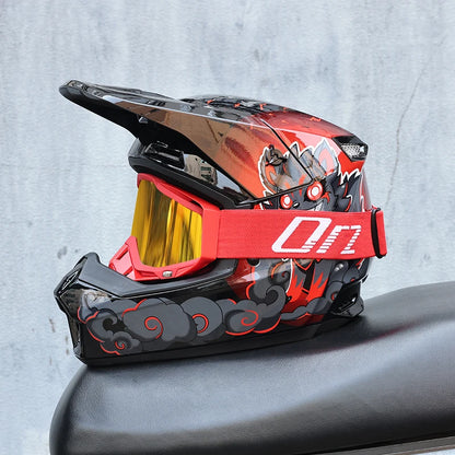 Full-Face Off-Road Motorcycle Helmet - Model 903 - Electric Vehicle Mountain Downhill - All-Season