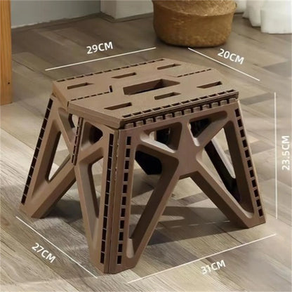 Portable Folding Camping Stool - High Load Bearing Outdoor Chair for Fishing, Beach & Camping