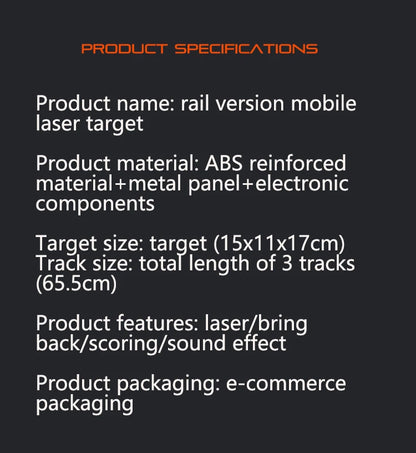 Automatic Laser Target System - Multi-Function Voice Scoring Auto-Reset Training Target