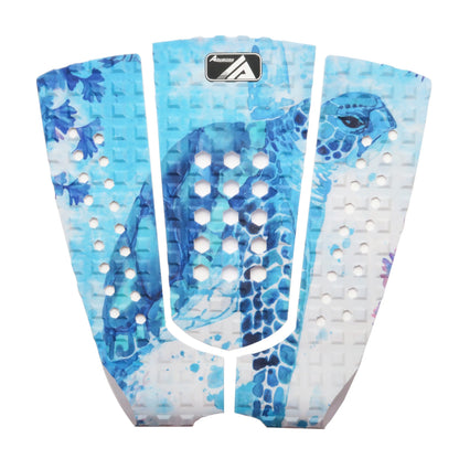 EVA Surfboard Traction Pad - 3-Piece Deck Grip with Tail Kick