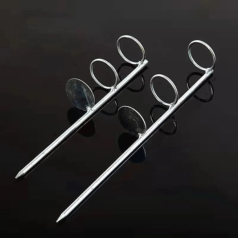 Professional Fishing Rod Holder - 30/40cm Double Ring Single Fork Bank Bracket for Outdoor Fishing