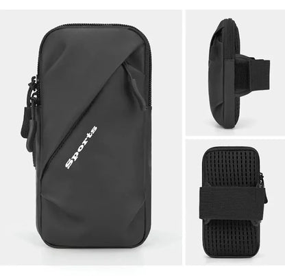 Universal Waterproof Sports Armband - PU Running Phone Holder for iPhone & Samsung - Jogging Arm Bag Accessory