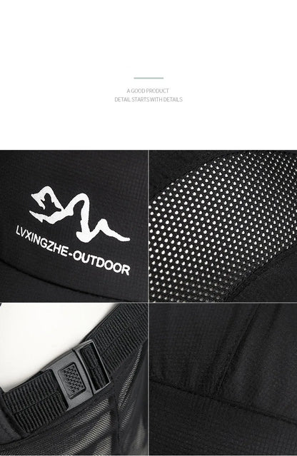 360° Portable Fishing Sun Hat - Detachable Adjustable Outdoor Sun Protection for Cycling & Hiking