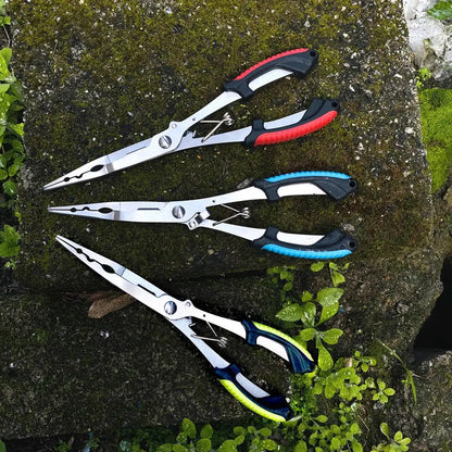 Ergonomic Fishing Pliers - Anti-Slip High-Strength Multifunctional Tool for Cutting Line and Tying Hooks
