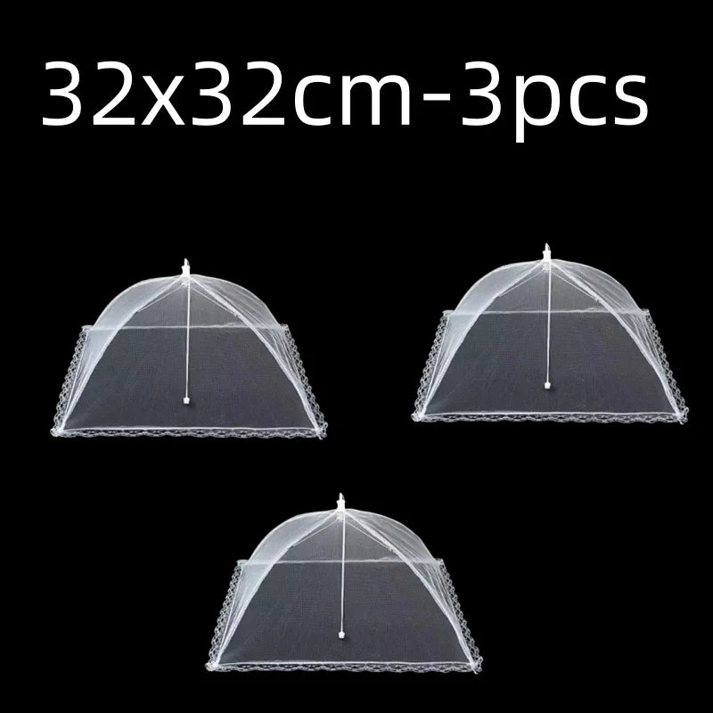 Foldable Mesh Food Cover - Pop-Up Umbrella Style Protector