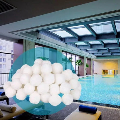 Multi-Weight Pool Filter Cleaning Spheres - 200g/300g/500g/700g Water Purification Fiber Balls for Swimming Pools, Aquariums & Sewage Treatment Systems