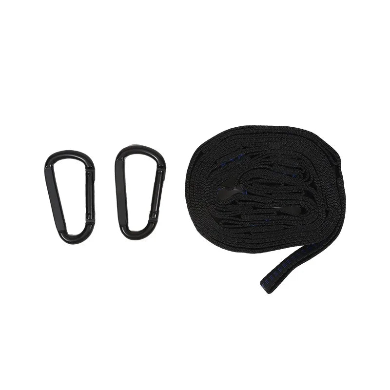 Hammock Straps 2-Pack - 600lbs Capacity Polyester Suspension System with 5 Adjustment Rings