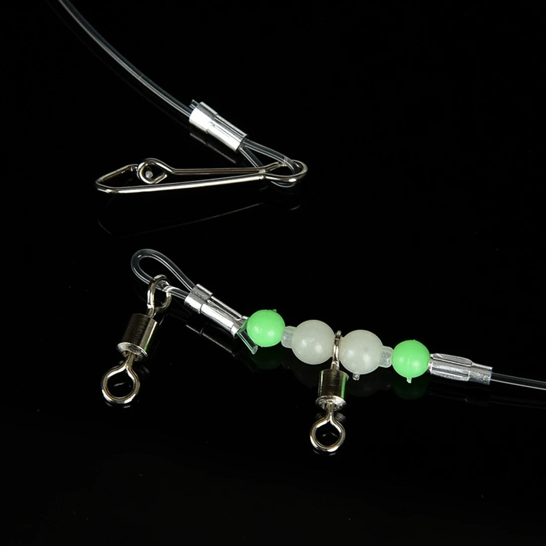 9KM Saltwater Fishing Rig Set - 3-Way Swivel Hook Connectors (2, 3, 4 Hook Options) for Fishing Line and Weight