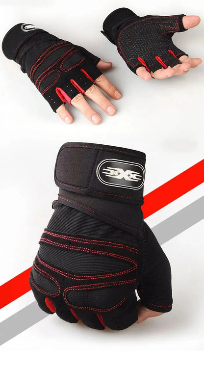 Half-Finger Performance Training Gloves with Wrist Support