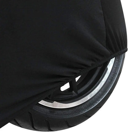 Universal Motorcycle Cover - Elastic Fabric with UV Protection for Indoor & Outdoor Use (M-4XL Sizes)