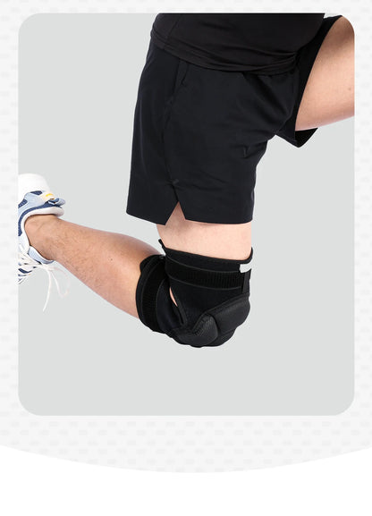Thickened Anti-Collision Knee Pads - Elastic Pressure Strap Knee Brace for Volleyball, Extreme Sports & Protection