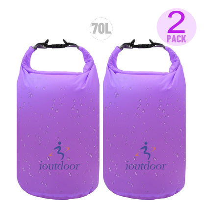 Waterproof Dry Bag 10L - Lightweight Combo Wet/Dry Bag for Kayaking Swimming Fishing Rafting - 210T Polyester