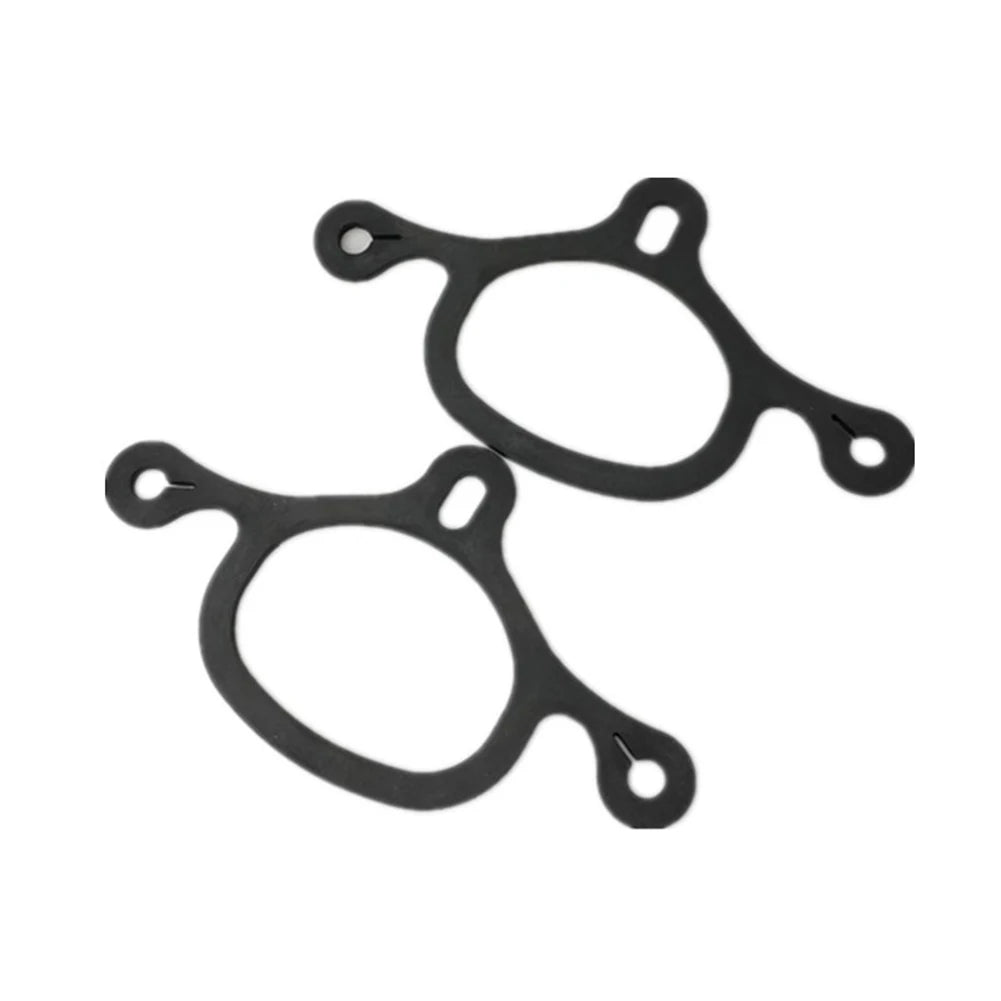 Western Equestrian Spur Straps - Thickened Rubber with Alloy Buckle (1 Pair)