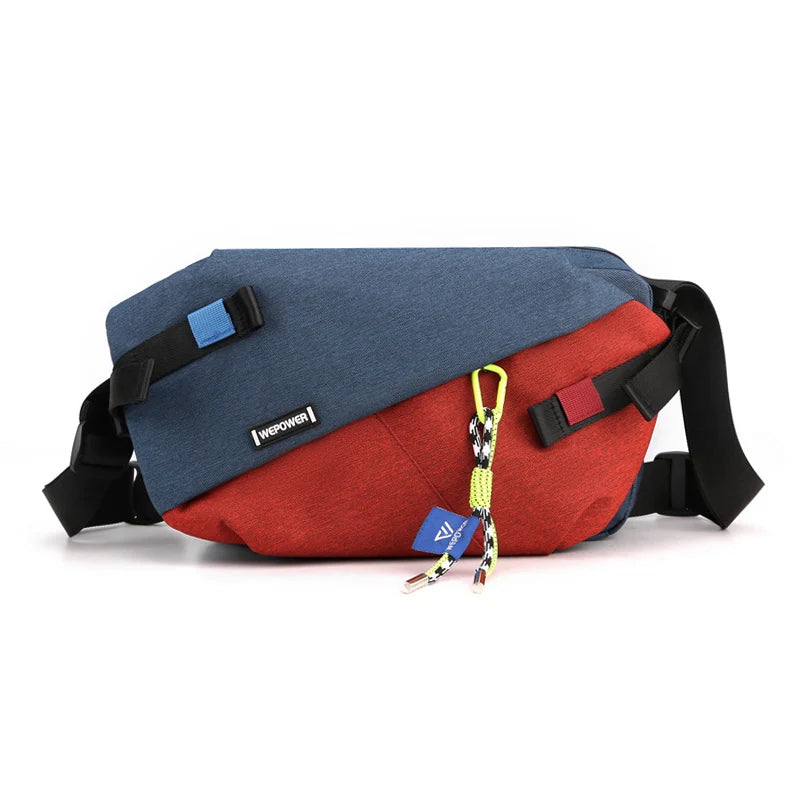 Premium Nylon Waist Pack - Unisex Crossbody Chest Bag for Outdoor & Travel