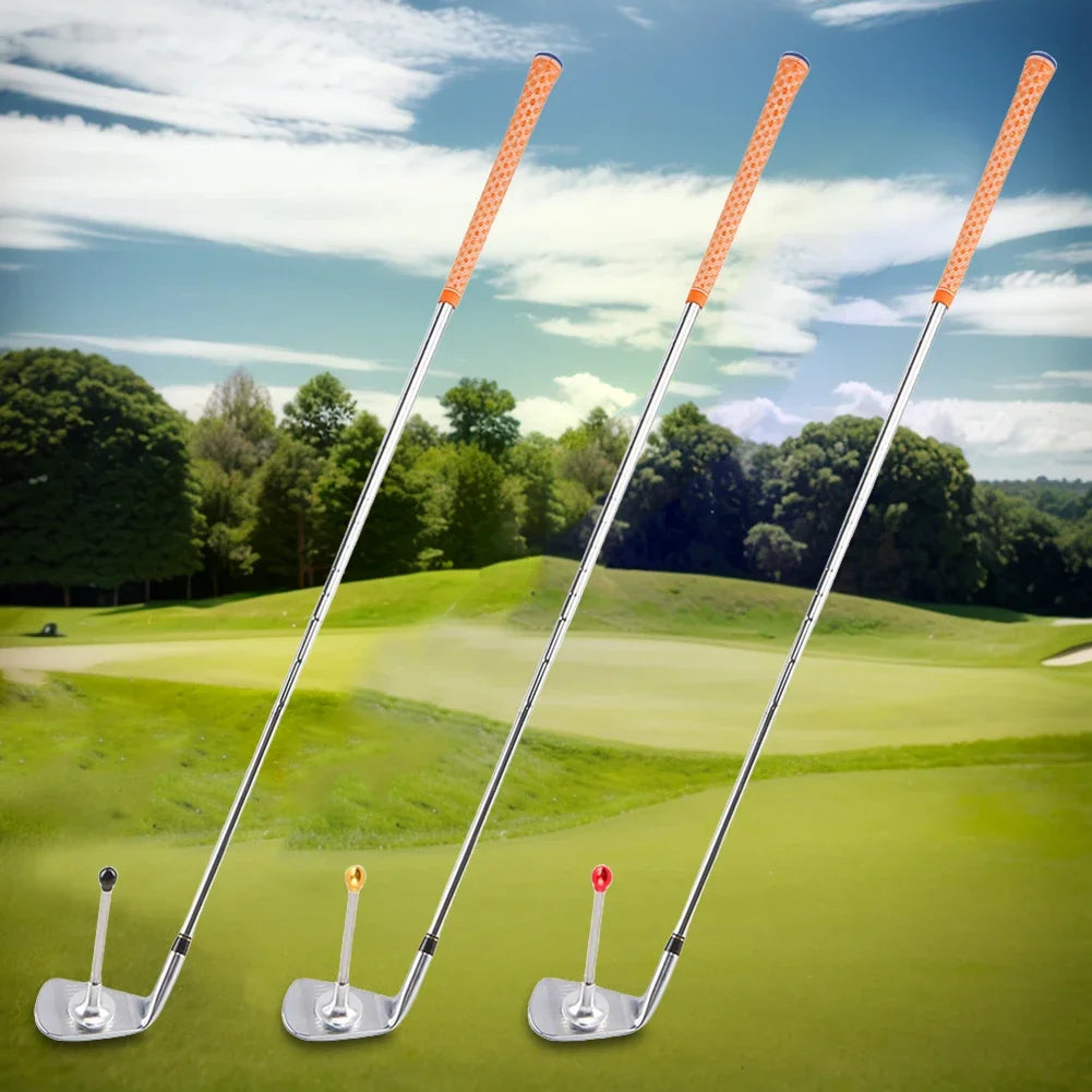 Golf Magnetic Alignment Tool - Adjustable Swing Trainer Rod for Shot Control & Clubface Alignment