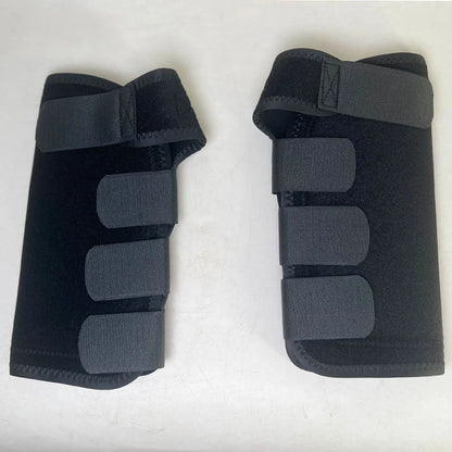 2PCS Equestrian Horse Leg Boots - Anti-Collision Racing Protection with Neoprene Material for Soft Shock Absorption