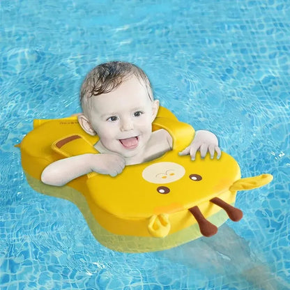 Non-Inflatable Baby Swimming Ring - Buoyant Pool Float for Infants & Toddlers Ages 6-36 Months