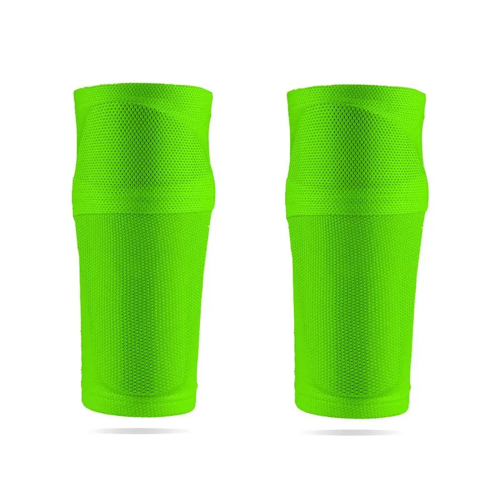 Professional Soccer Shin Guards - Nylon Leg Sleeves with Pocket Protection for Football Training
