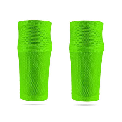 Professional Soccer Shin Guards - Nylon Leg Sleeves with Pocket Protection for Football Training