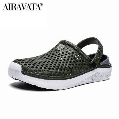 Waterproof Anti-Slip Beach Sandals - Unisex Thick Sole Flip Flops for Men & Women