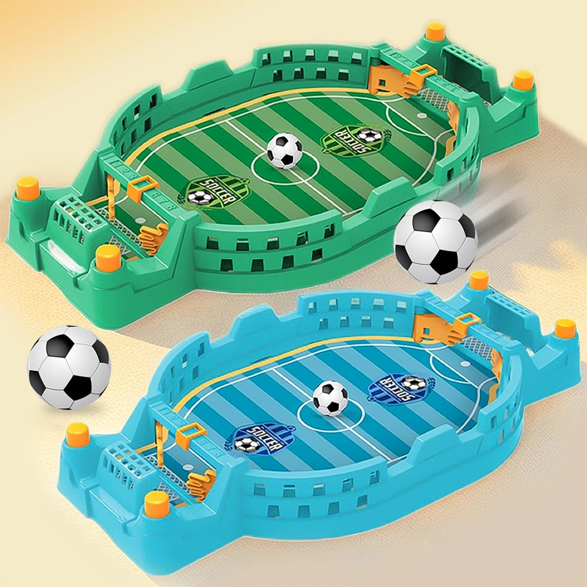 Mini Tabletop Soccer Game - Interactive Desktop Football Competition for Family & Friends