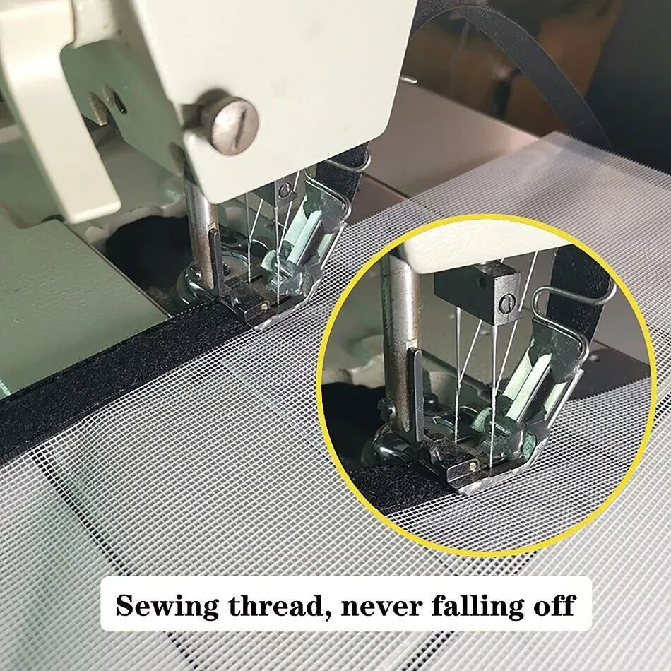 Self-Adhesive Window Mosquito Net - Anti-Insect Mesh Screen with Hook & Loop Fastener for Home & Camping