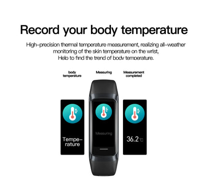 AMOLED Smart Watch - Heart Rate & Blood Oxygen Monitor with Waterproof Fitness Tracker for Sports