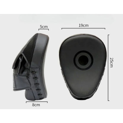 MMA Focus Pads – Curved Boxing Hand Targets for Muay Thai, Kickboxing & Strike Training