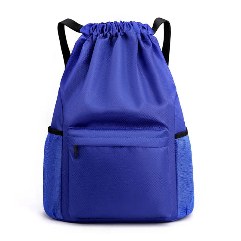 Large Capacity Drawstring Backpack - Sports String Bag for Gym, Swim & Beach - Women & Men