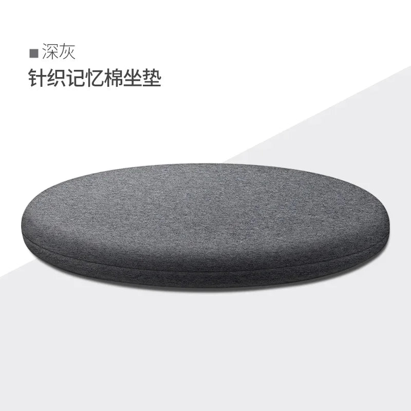Japanese-style Circular Memory Foam Cushion, Tatami Knitted Cotton Chair Cushion, Office Chair Round Pillow