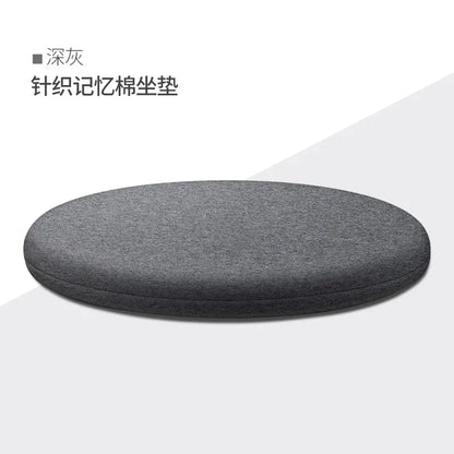 Japanese-style Circular Memory Foam Cushion, Tatami Knitted Cotton Chair Cushion, Office Chair Round Pillow