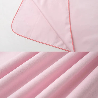 Quick Dry Microfiber Hooded Changing Robe - Beach Towel Poncho for Swimming, Travel & Sauna (Men & Women)