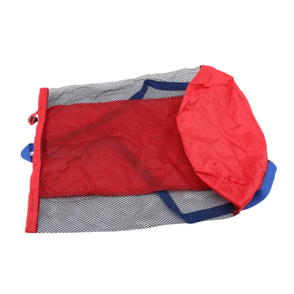 Foldable Mesh Beach Bag - Portable Waterproof Swimming Toy Storage Basket for Children