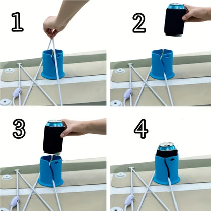 Tip-Over Resistant Kayak Cup Holder - Universal Drink Holder for Kayak, Paddle Board, SUP & Water Sports Accessories