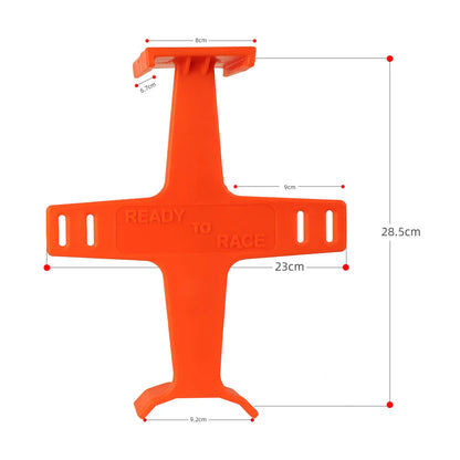 Motorcycle Fork Seal Savers - ABS Glossy Finish Protector Guard for Motocross Enduro Bikes - Fork Brace Support Block Accessory