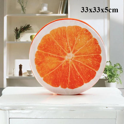Japanese-style Circular Memory Foam Cushion, Tatami Knitted Cotton Chair Cushion, Office Chair Round Pillow
