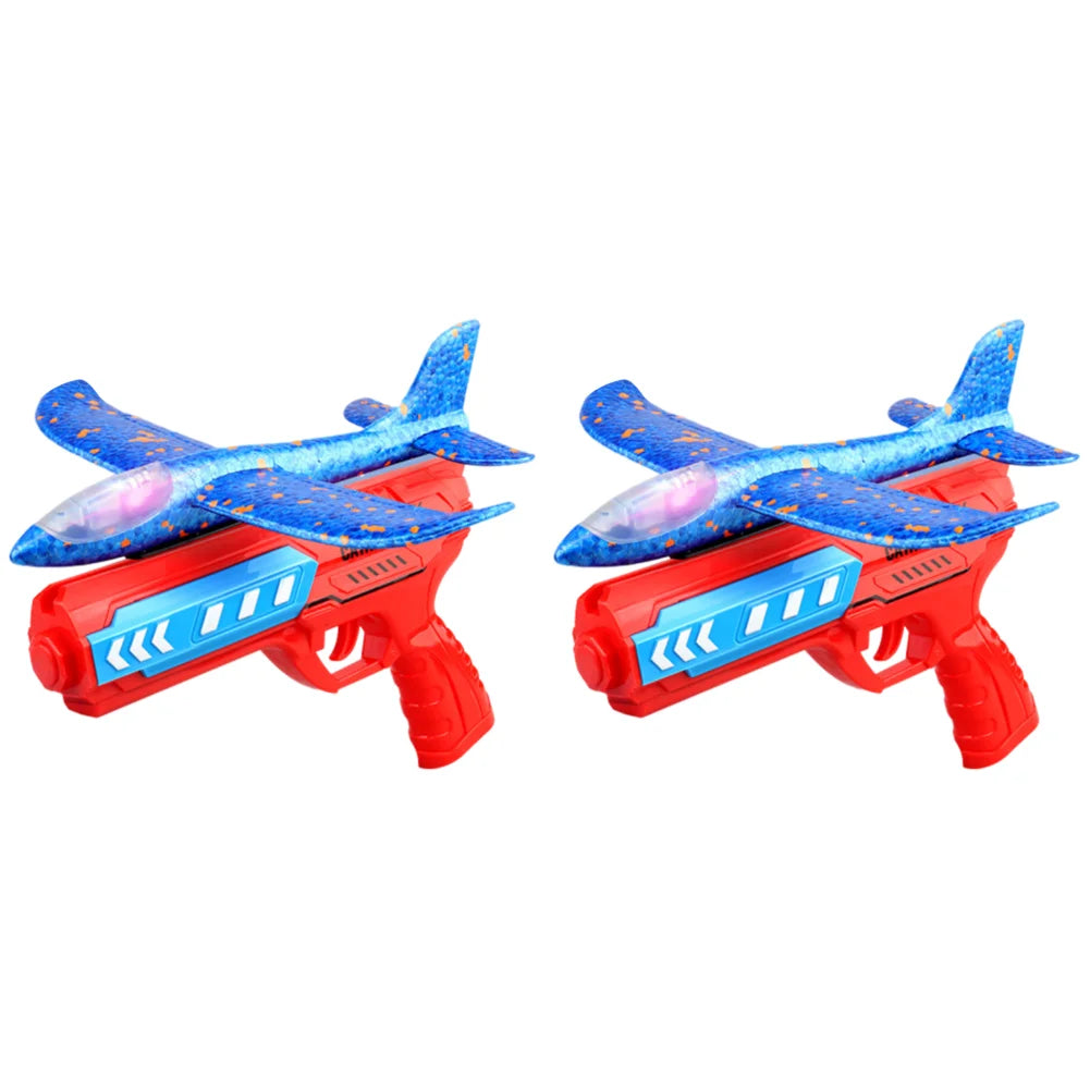 Professional Airplane Launcher Toys for Children - Foam Ejection Aircraft with Non-Slip Catapult Design - Available With/Without LED Lights for Kids 6+