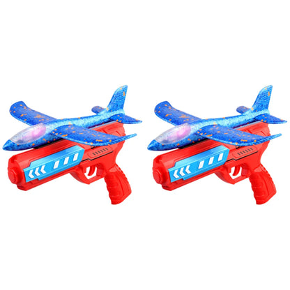 Professional Airplane Launcher Toys for Children - Foam Ejection Aircraft with Non-Slip Catapult Design - Available With/Without LED Lights for Kids 6+