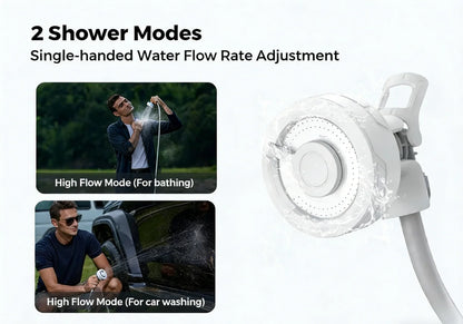 Portable Electric Camping Shower Pump IPX7 Waterproof – FLEXTAIL Outdoor Shower for Car Wash, Dishwash (Without Box)