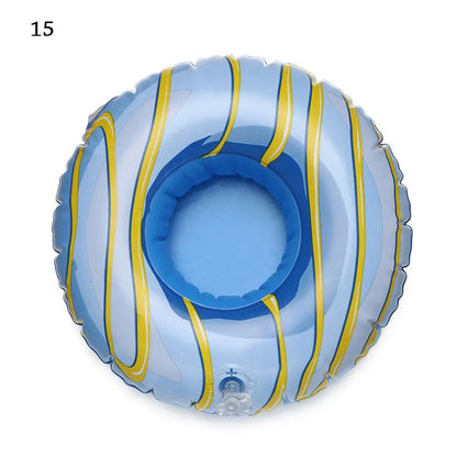 Inflatable Pool Cup Holder Float - Fun Drink Holder for Swimming Pool & Water Sports