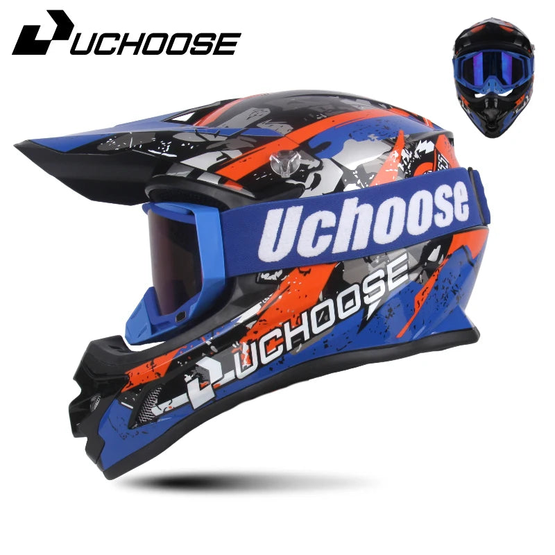 DOT Approved Motocross Helmet - Off-Road Racing Helmet for Men & Women (Downhill, Enduro, Cross)