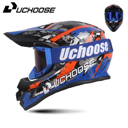 DOT Approved Motocross Helmet - Off-Road Racing Helmet for Men & Women (Downhill, Enduro, Cross)