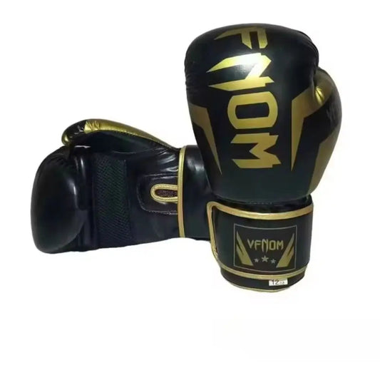 Professional Boxing Gloves – PU Leather, Breathable, 6-16oz – Muay Thai, Sanda, Taekwondo Training