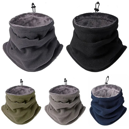 Winter Fleece Balaclava Face Mask - Windproof Neck Warmer for Men & Women - Motorcycle Cycling Hiking Camping Outdoor Scarf