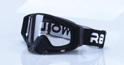 Vintage Motorcycle Goggles – MX Motocross Safety Glasses with Night Vision for Helmet & Driving