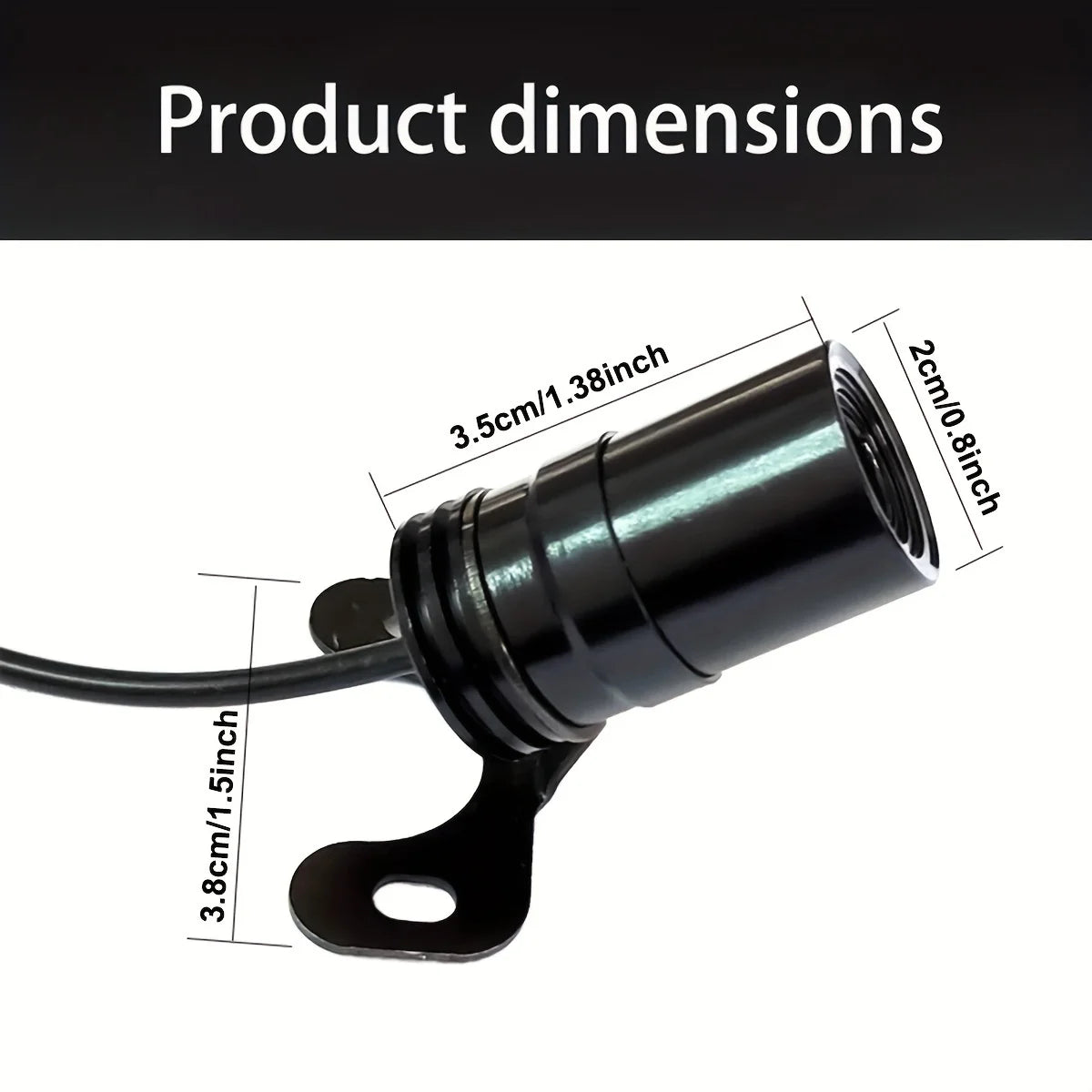 LED Angel Wings Projector Light - Motorcycle & Electric Scooter Decorative Lamp